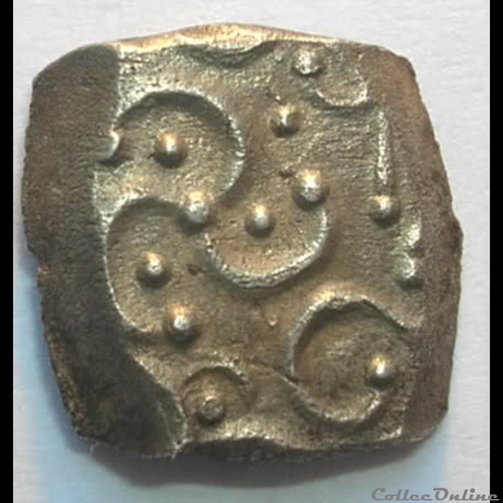 Savès 390 et 257 - Drachme au triskèle monnaie antique gauloise saves 390 et 257 drachme au triskele