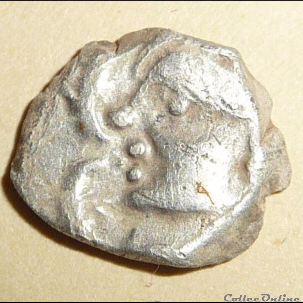 Indéterminée - Obole de style languedocien monnaie antique gauloise indeterminee obole de style languedocien