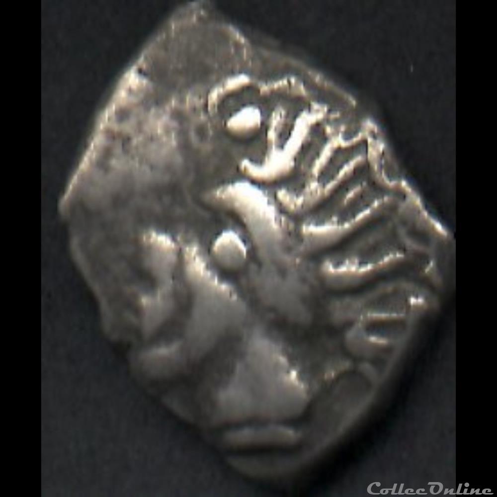 Savès 89 - Drachme à la tête Négroïde monnaie antique gauloise saves 89 drachme a la tete negroide