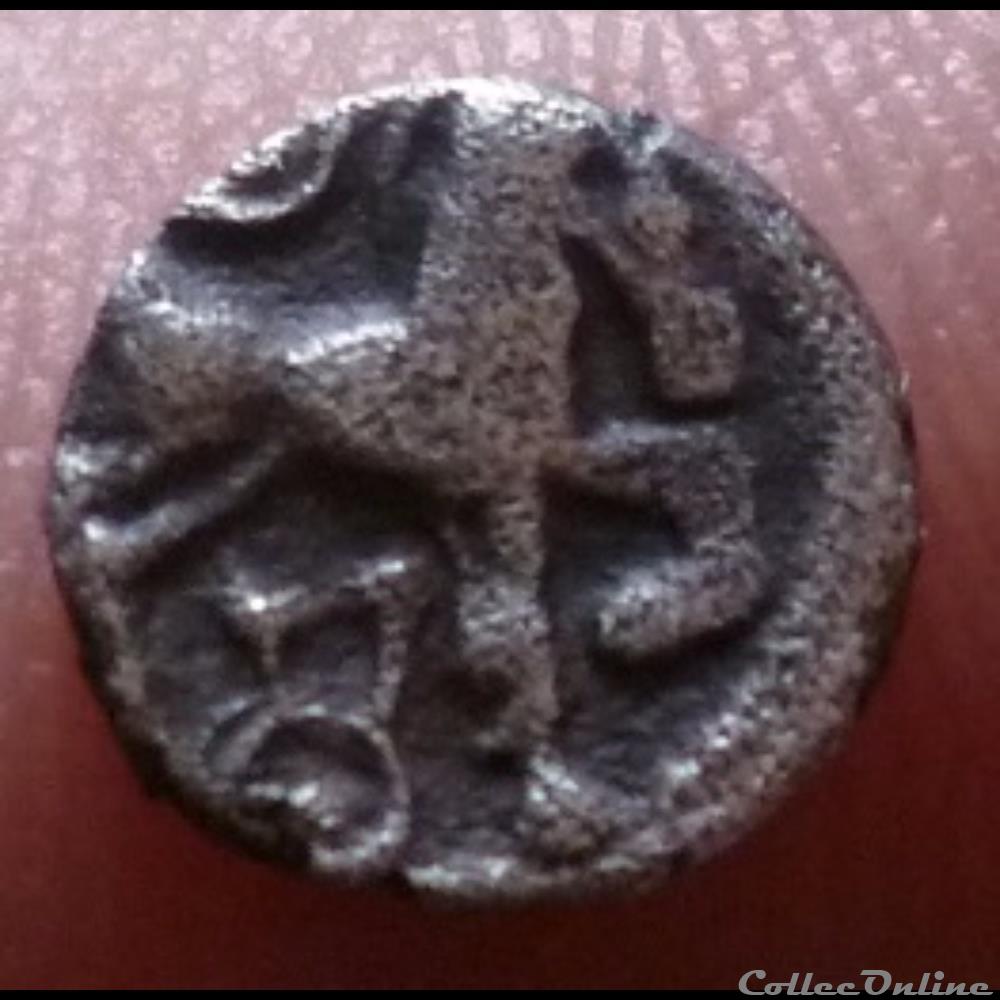 Savès 517 - 519 - Obole au cheval et à la Lyre monnaie antique gauloise saves 517 519 obole au cheval et a la lyre