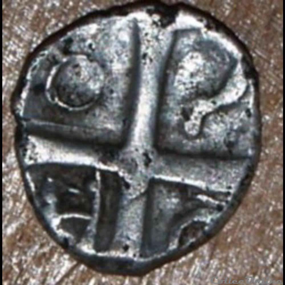 Savès 233 - Drachme au type de Belvès monnaie antique gauloise saves 233 drachme au type de belves