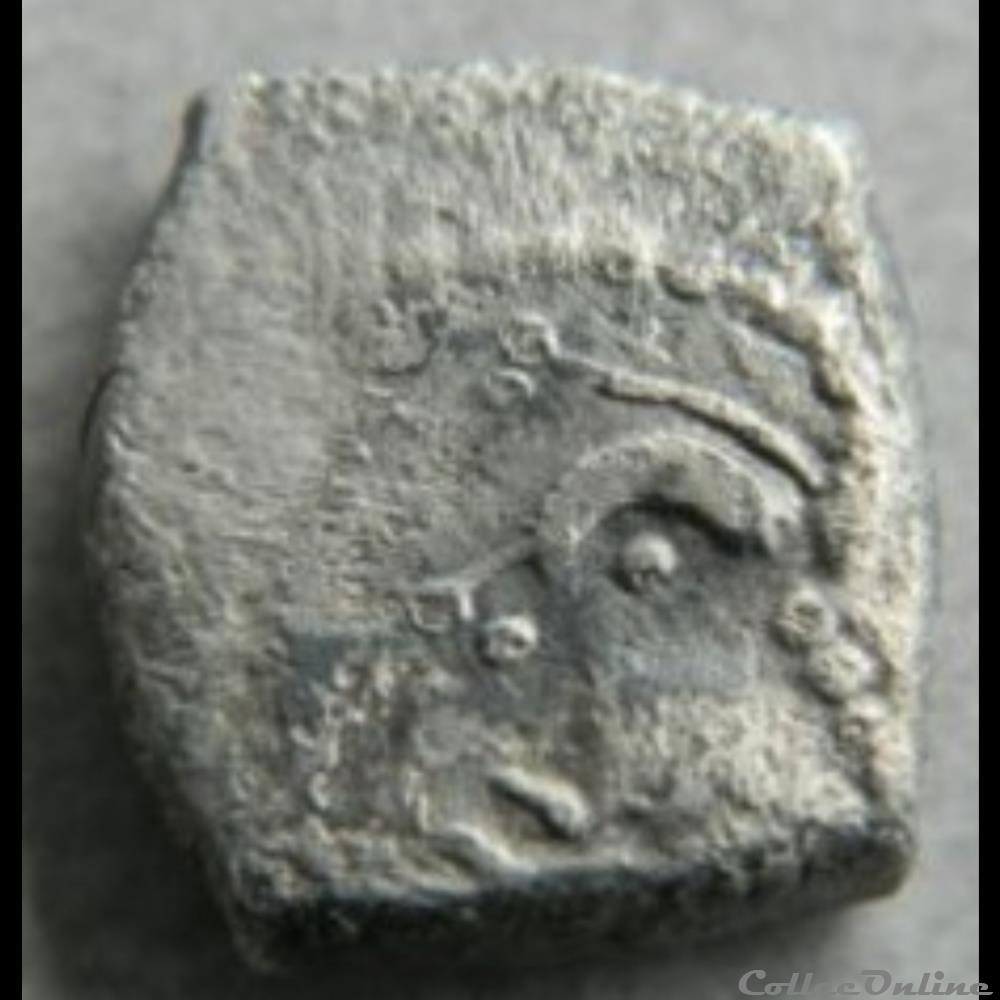 Savès 177 - Drachme de type Flamboyant monnaie antique gauloise saves 177 drachme de type flamboyant