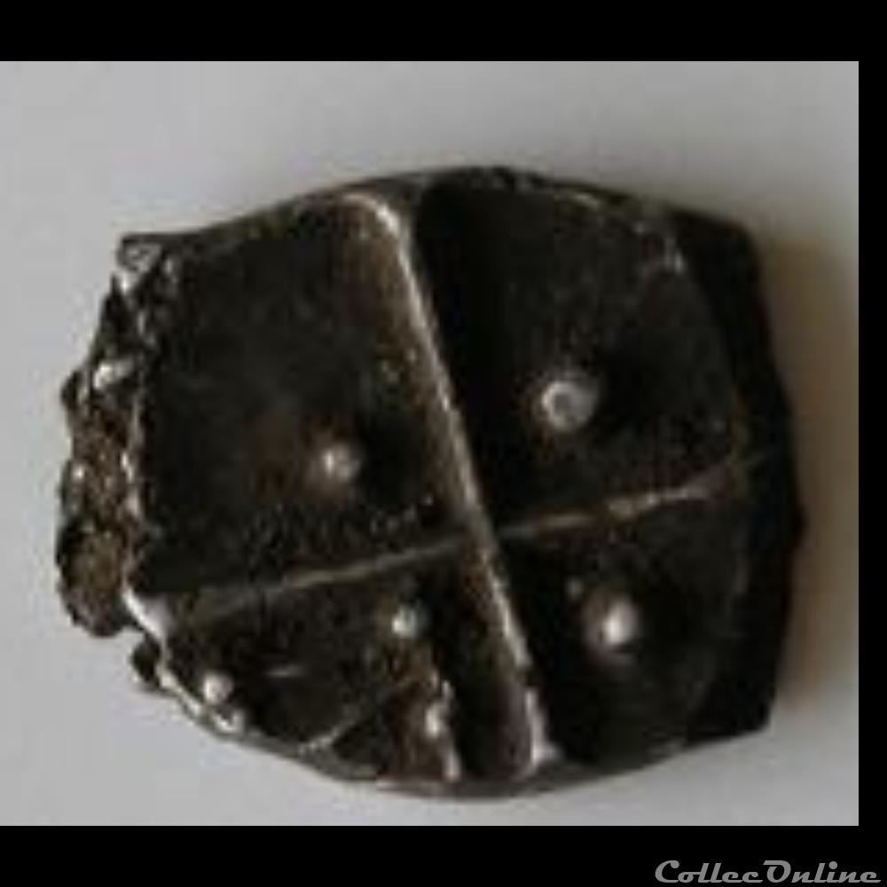 monnaie antique gauloise saves 390 et 257 drachme au triskele