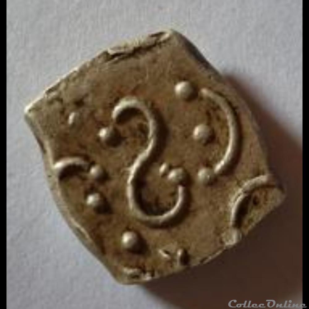 Savès 390 et 257 - Drachme au triskèle monnaie antique gauloise saves 390 et 257 drachme au triskele