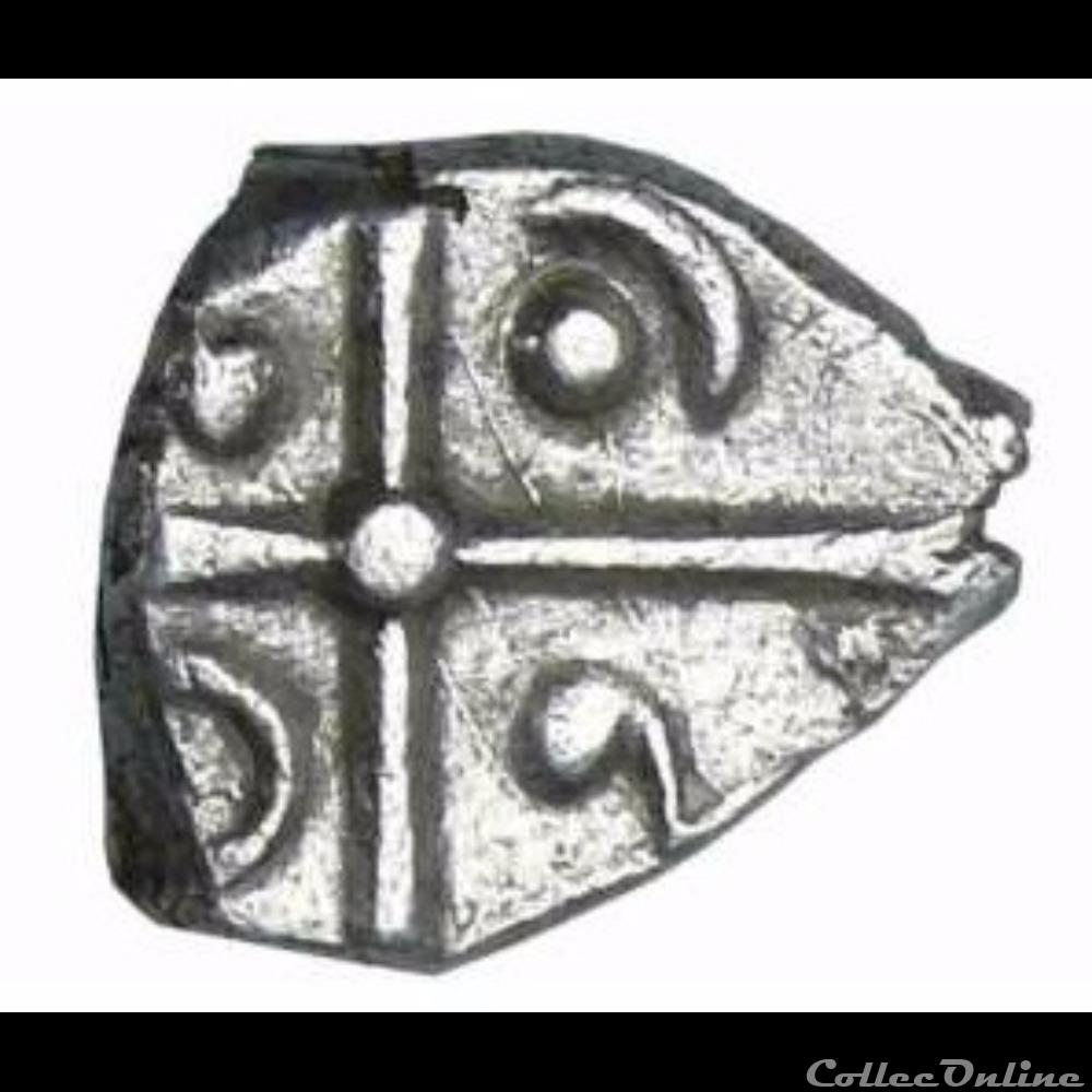 Savès 91 - Drachme à la tête négroïde monnaie antique gauloise saves 91 drachme a la tete negroide