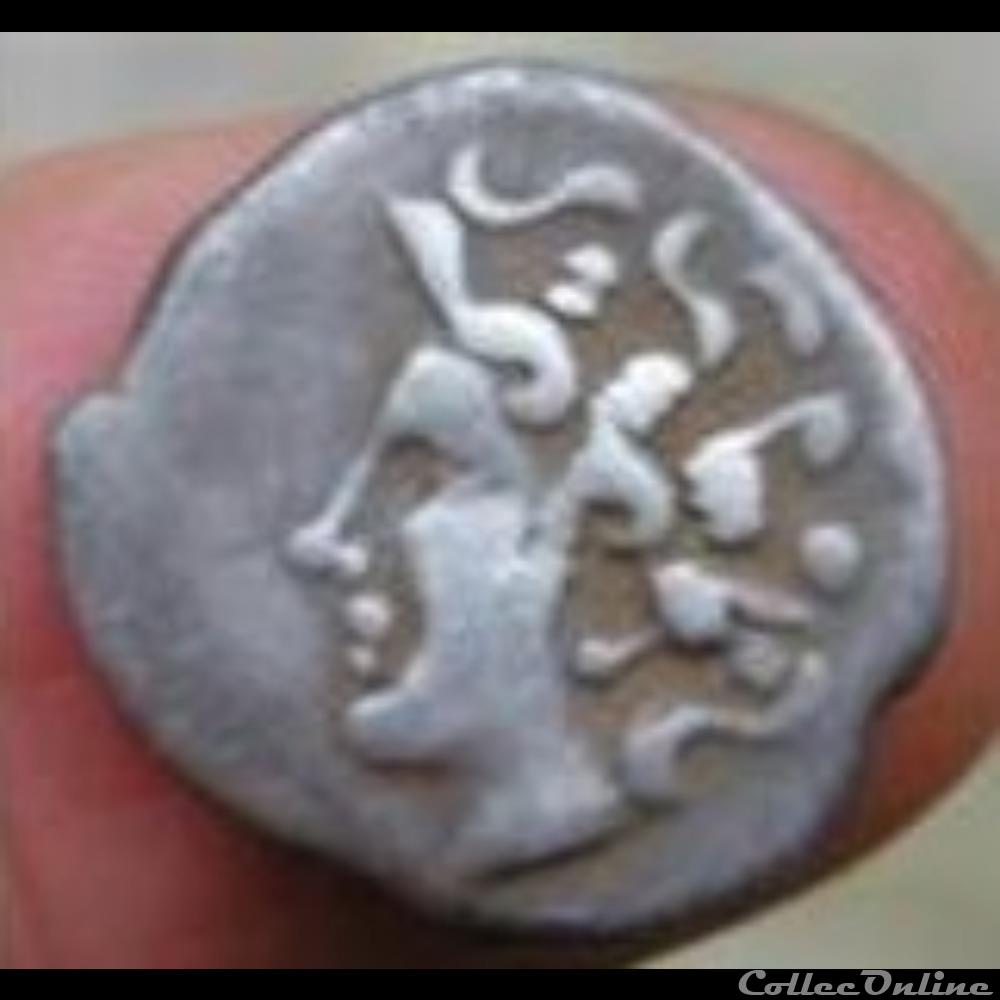 Savès 322 - Drachme de style Languedocien monnaie antique gauloise saves 322 drachme de style languedocien