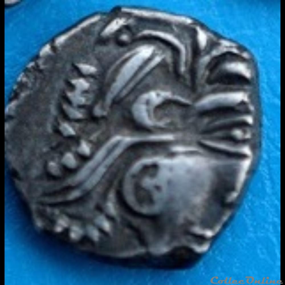 Savès incertain - Drachme de type Flamboyant monnaie antique gauloise saves incertain drachme de type flamboyant