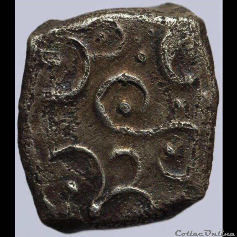 Savès 390 et 257 - Drachme au triskèle monnaie antique gauloise saves 390 et 257 drachme au triskele
