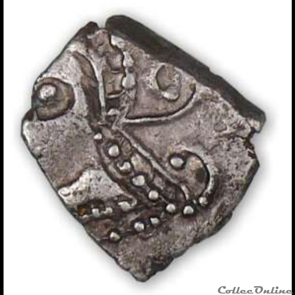Savès 177 - Drachme de type Flamboyant monnaie antique gauloise saves 177 drachme de type flamboyant