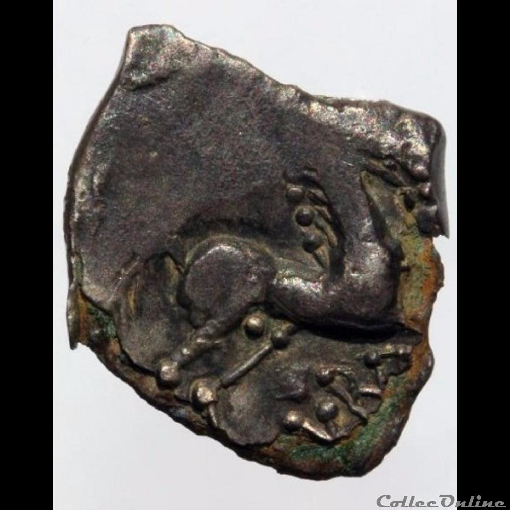 Savès 457 - Drachme au cheval, “Courantillos”, ANTIIIOS/COVRA monnaie antique gauloise saves 457 drachme au cheval courantillos antiiios covra