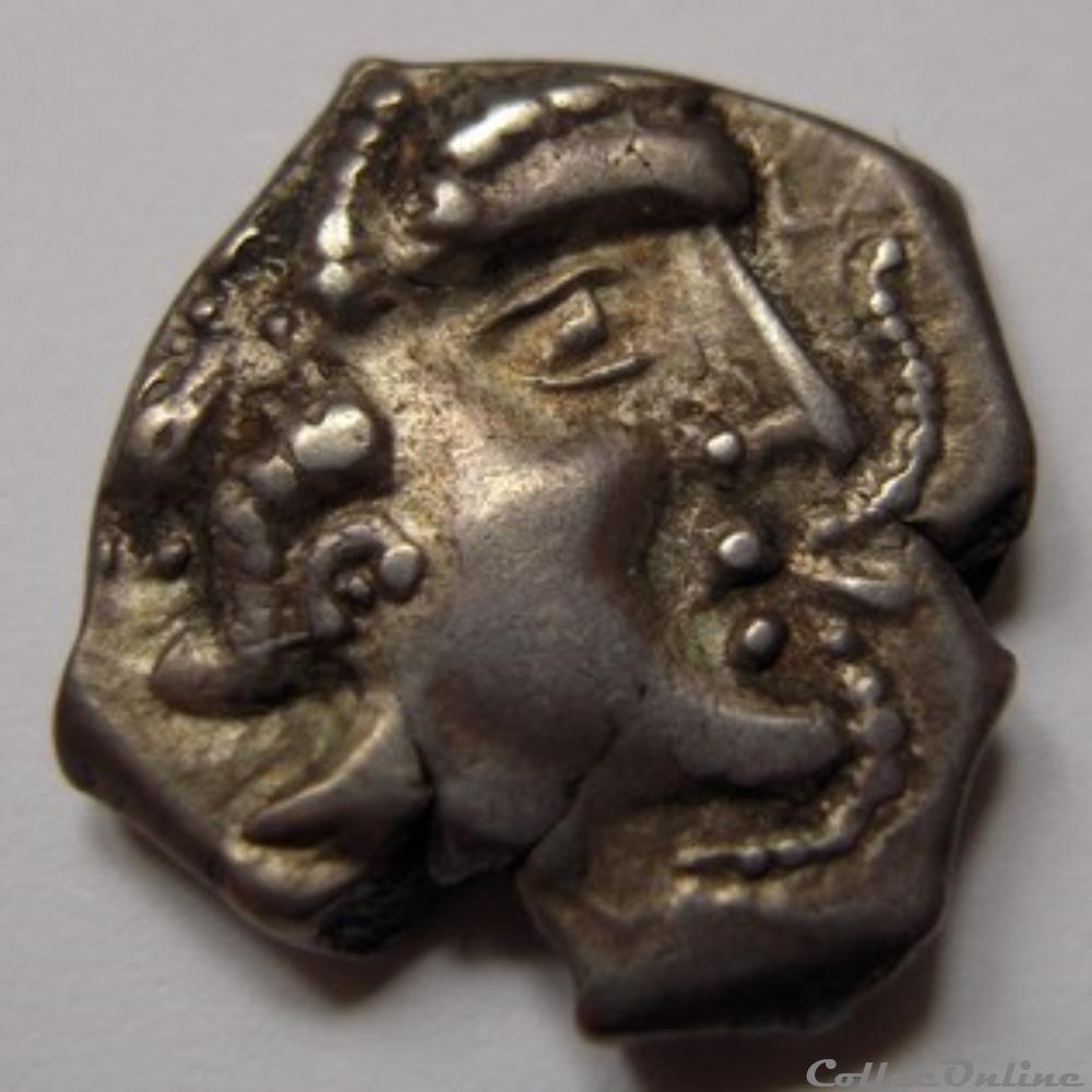 Savès 180 - 181 - Drachme de type Flamboyant monnaie antique gauloise saves 180 181 drachme de type flamboyant