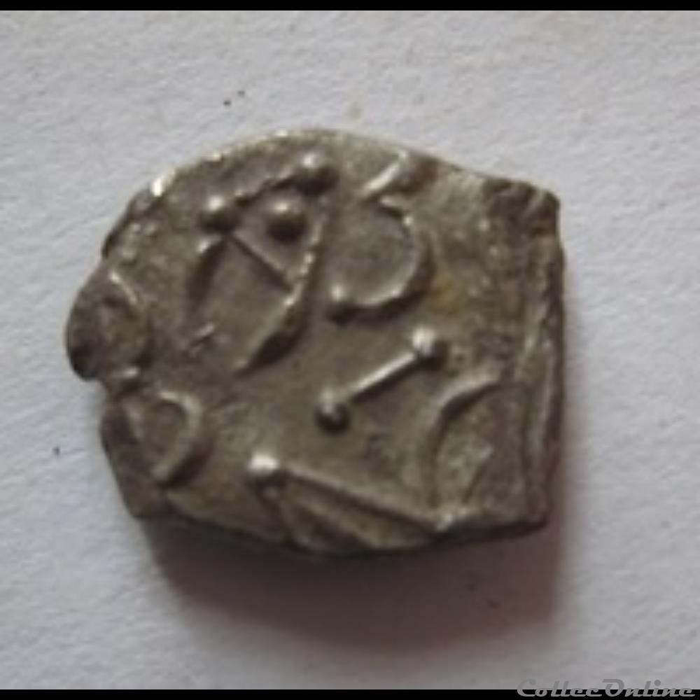 Savès manque - Drachme au M monnaie antique gauloise saves manque drachme au m