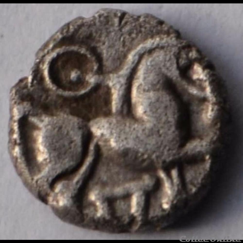 Savès 517 - 519 - Obole au cheval et à la Lyre monnaie antique gauloise saves 517 519 obole au cheval et a la lyre