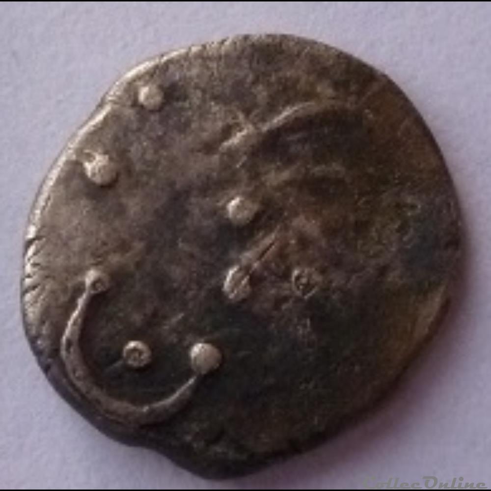 Savès 243 - Drachme de Cuzance monnaie antique gauloise saves 243 drachme de cuzance