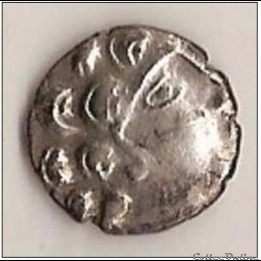 Série 1070 DT 3393 drachme au carnyx monnaie antique gauloise serie 1070 dt 3393 drachme au carnyx