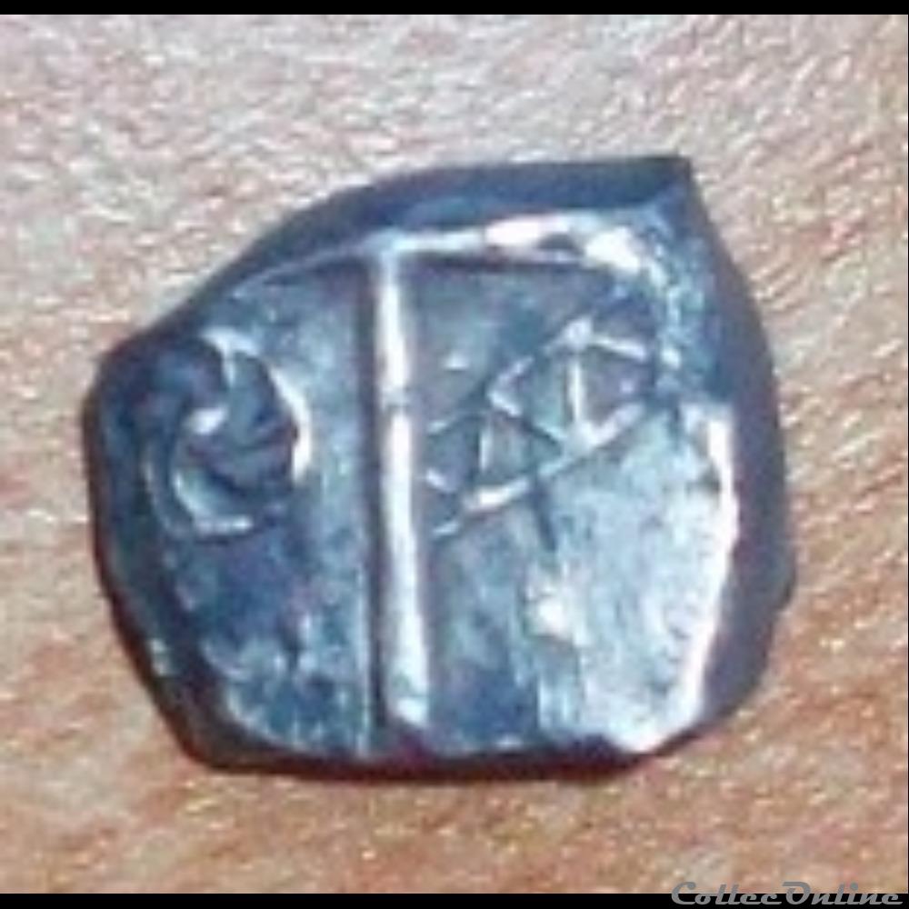 Savès 164 - Drachme de type Flamboyant monnaie antique gauloise saves 164 drachme de type flamboyant