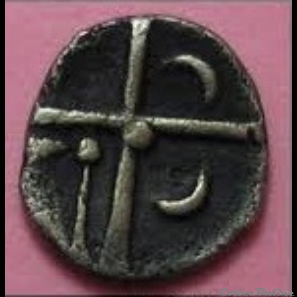 Savès 420 - 423 - Obole à la tête triangulaire monnaie antique gauloise saves 420 423 obole a la tete triangulaire
