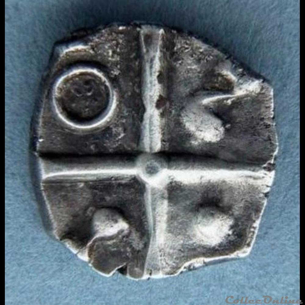 Savès 100 - Drachme à la tête négroïde monnaie antique gauloise saves 100 drachme a la tete negroide