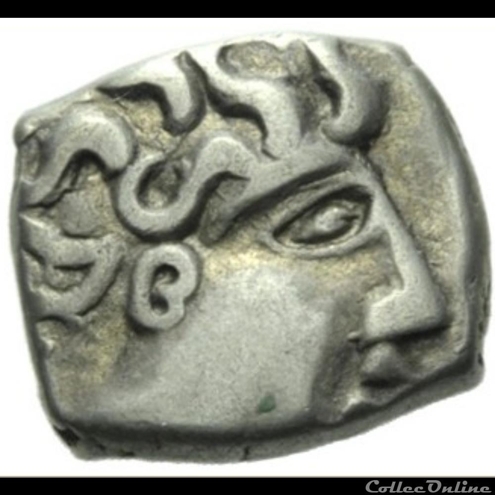 Savès 198 - 199 - Drachme de type Flamboyant monnaie antique gauloise saves 198 199 drachme de type flamboyant