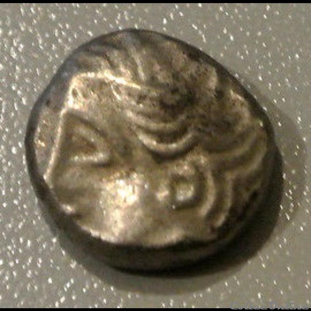 Savès 483 - Drachme imitation de Rhodé monnaie antique gauloise saves 483 drachme imitation de rhode
