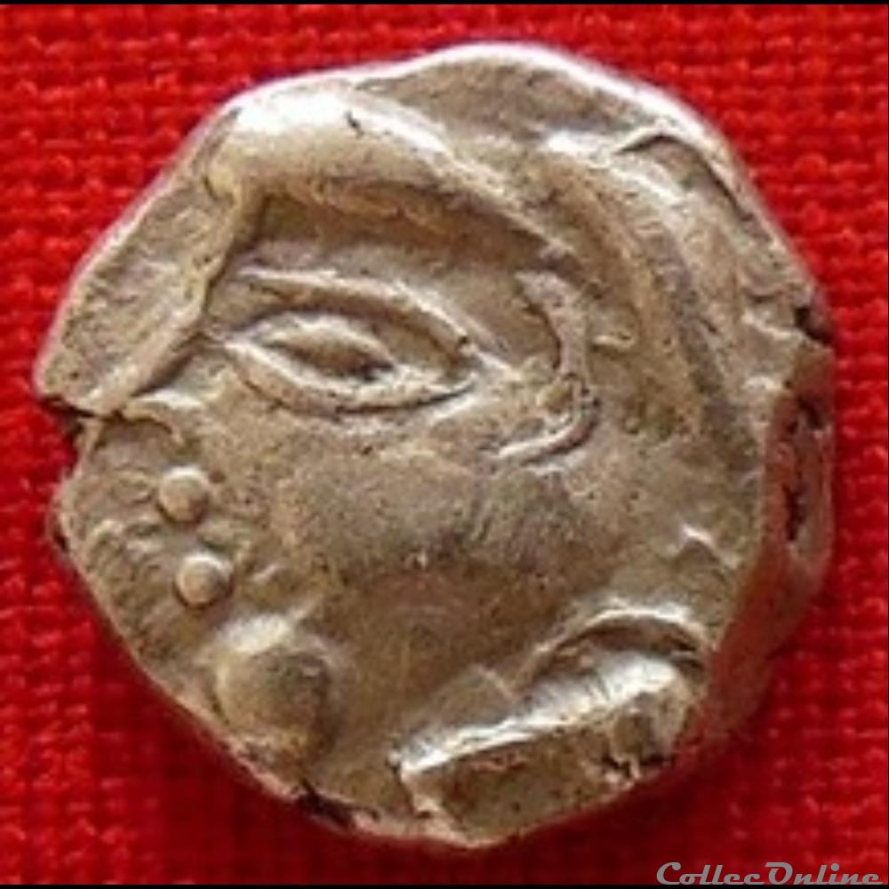 Savès 229 - Drachme au type de Belvès monnaie antique gauloise saves 229 drachme au type de belves