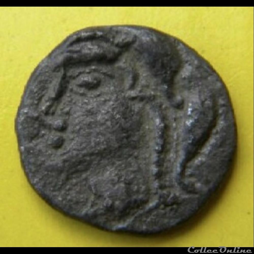 Savès 220 - Drachme au type de Belvès monnaie antique gauloise saves 220 drachme au type de belves