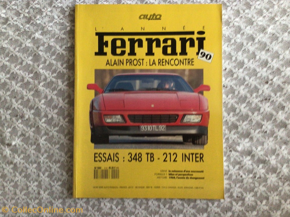 L’année Ferrari - Alain Prost La rencontre livres bd revues l annee ferrari alain prost la rencontre