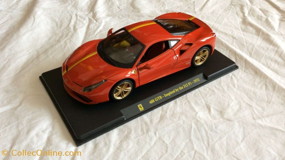 Ferrari 488 GTB - Inspired by the 312 P1 - 1972 modeles reduits ferrari 488 gtb inspired by the 312 p1 1972