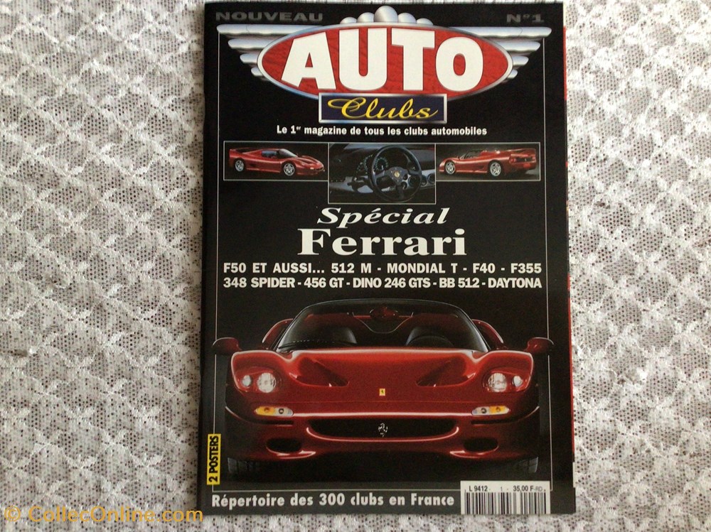 Auto club - Spécial Ferrari livres bd revues auto club special ferrari