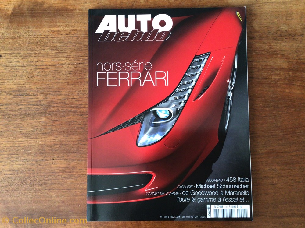 Auto Hebdo - Hors série Ferrari livres revues auto hebdo hors serie ferrari