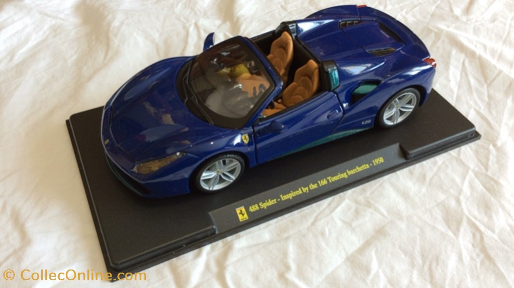 modeles reduits ferrari 488 spider inspired by the 166 touring barchetta 1950