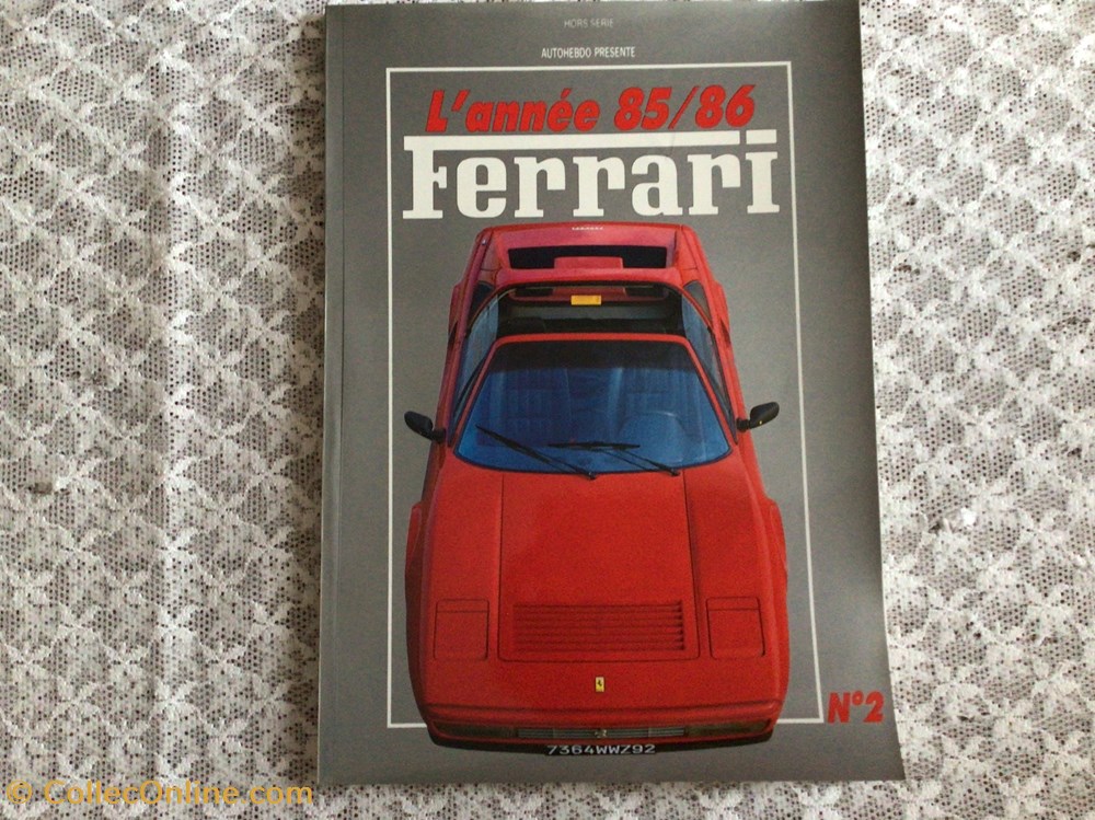 Auto Hebdo - Ferrari - Année 85/86 livres revues auto hebdo ferrari annee 85 86
