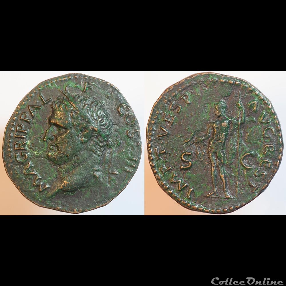 Agrippa sous Titus monnaie antique romaine agrippa sous titus