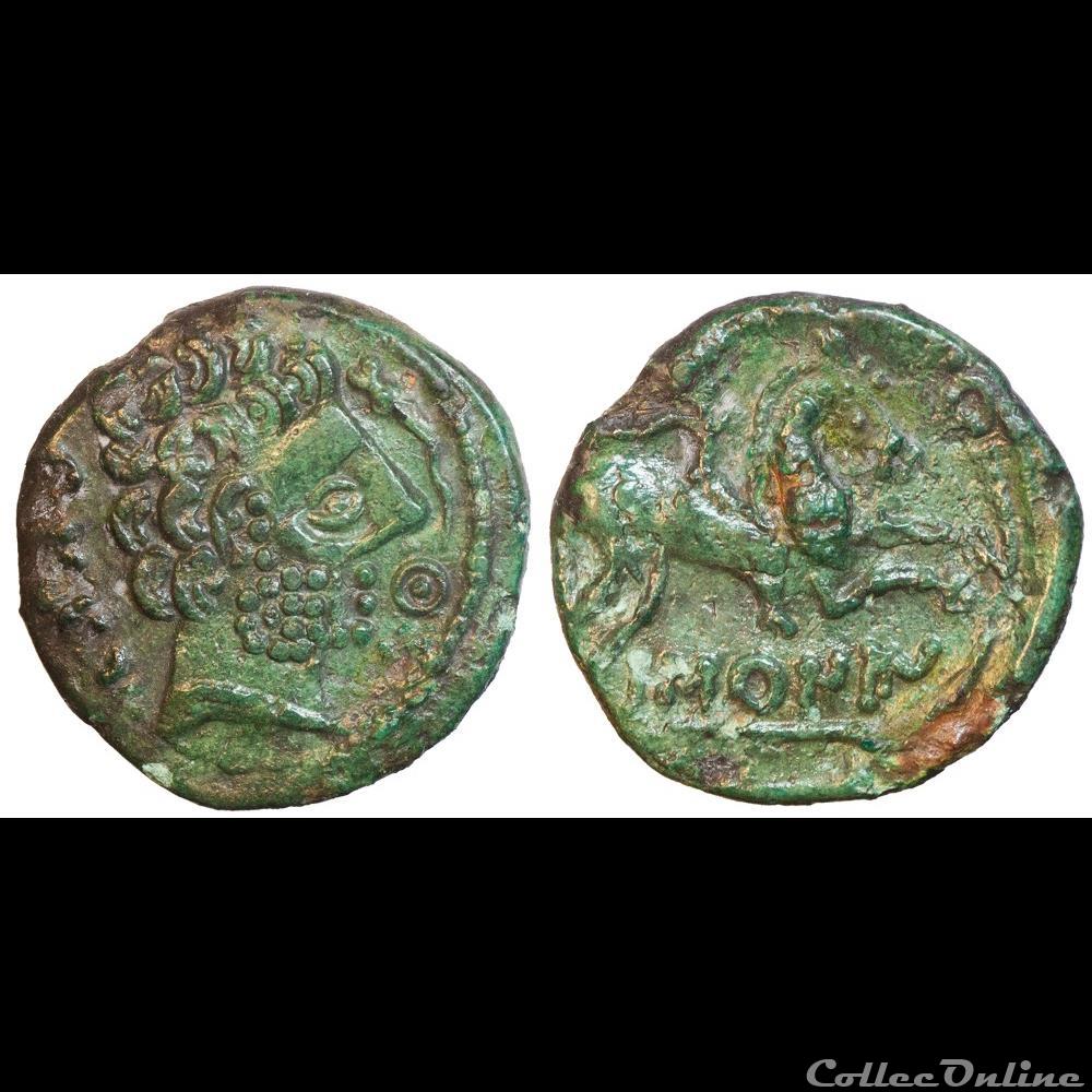 Bronze des Ambiens IMONIN monnaie antique gauloise bronze des ambiens imonin