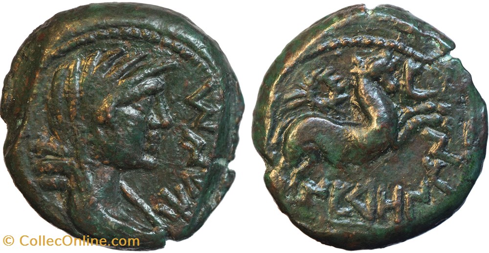 Neronken au taureau monnaie antique av jc ap gauloise neronken au taureau