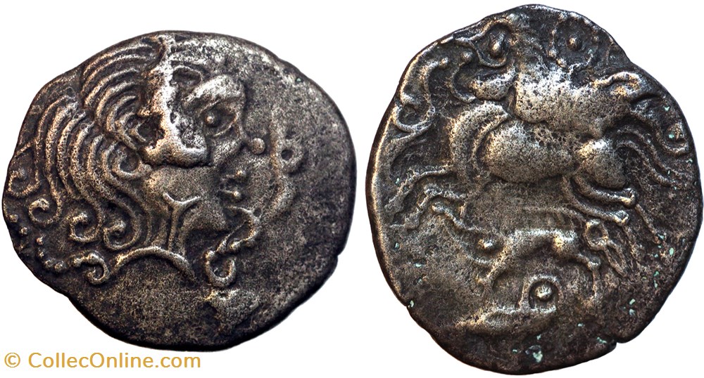 Statère de billon Vénètes monnaie antique av jc ap gauloise statere de billon venetes