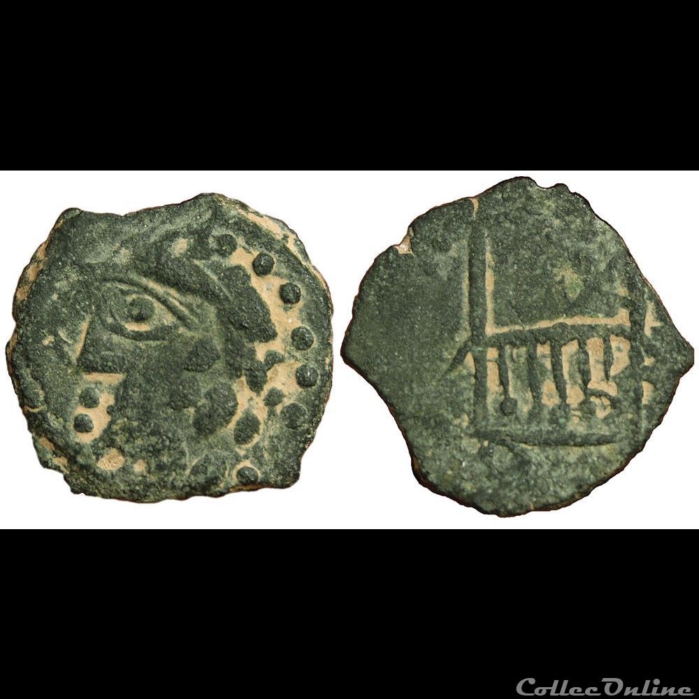 Bellovaques - Autel de Lyon 2 monnaie antique gauloise bellovaques autel de lyon 2
