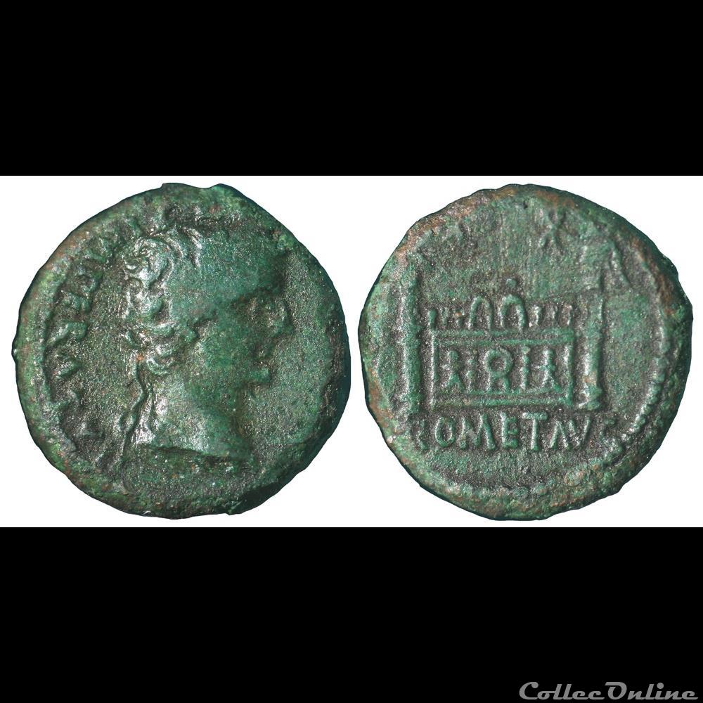 monnaie antique romaine tibere semis a autel de lyon