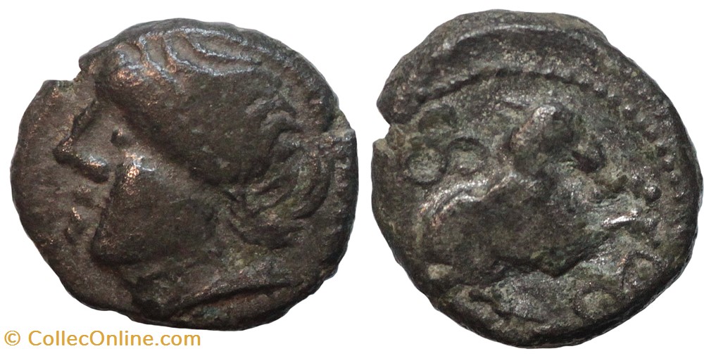 Santons - Incertaine Centre-ouest monnaies antiques celtes santons incertaine centre ouest