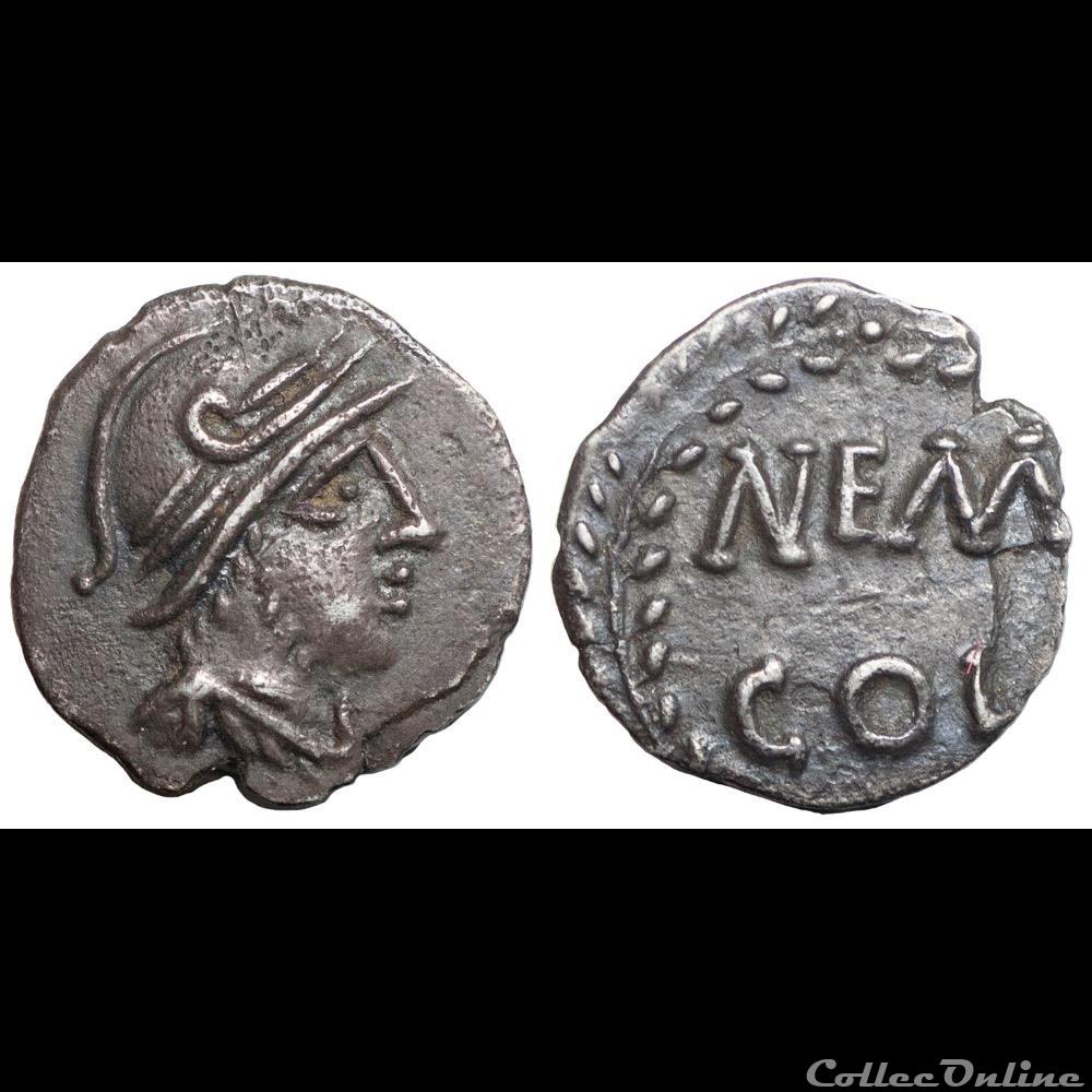 Obole de Nîmes medaille antique gauloise obole de nimes