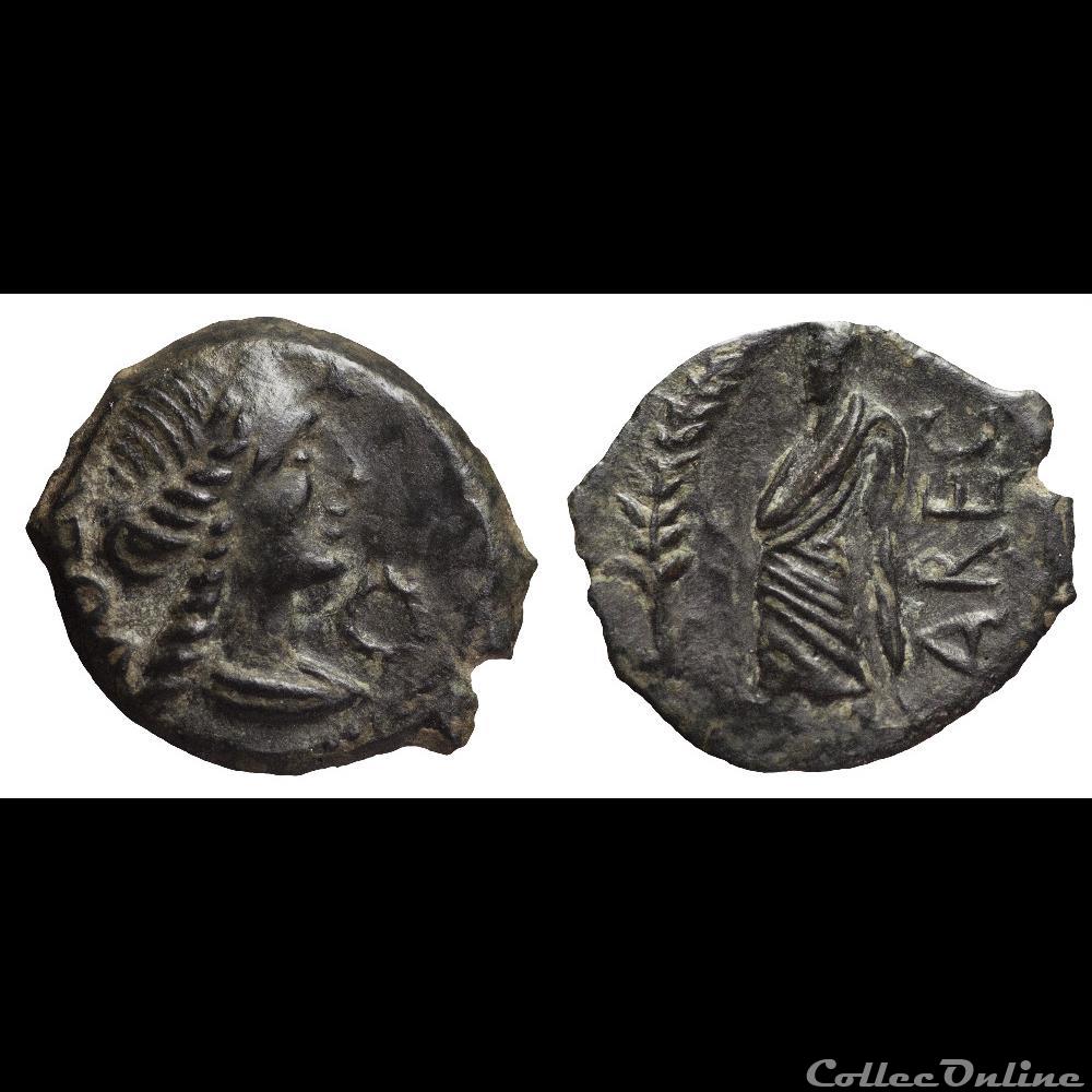 Bronze au Demos 2 monnaie antique av jc ap gauloise bronze au demos 2