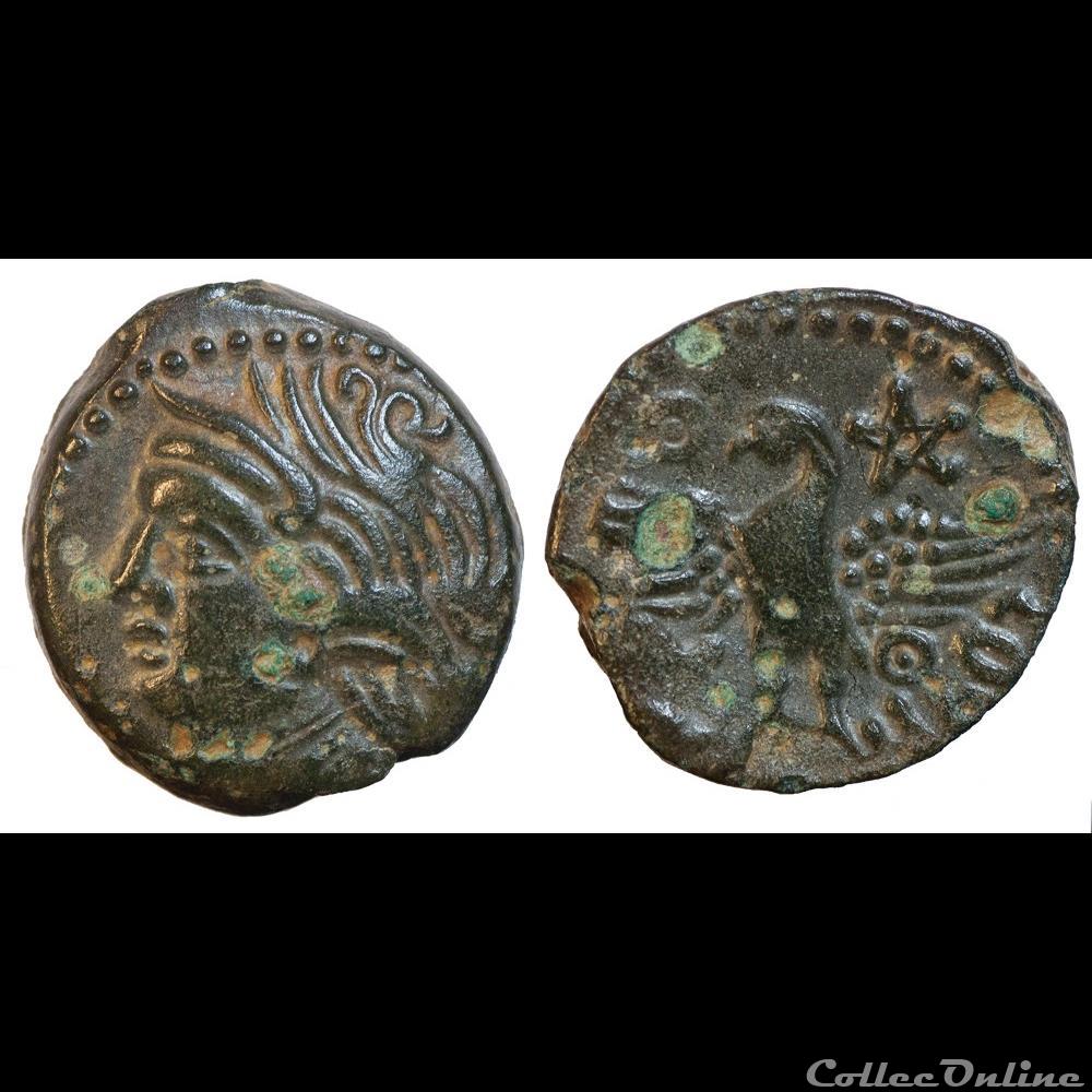 monnaie antique gauloise biturige a oiseau
