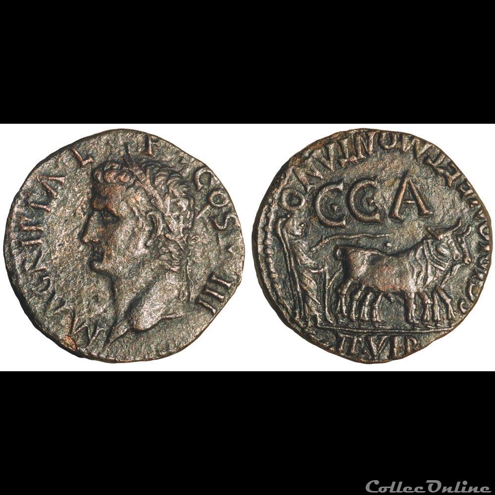 Agrippa Espagne monnaie antique romaine agrippa espagne