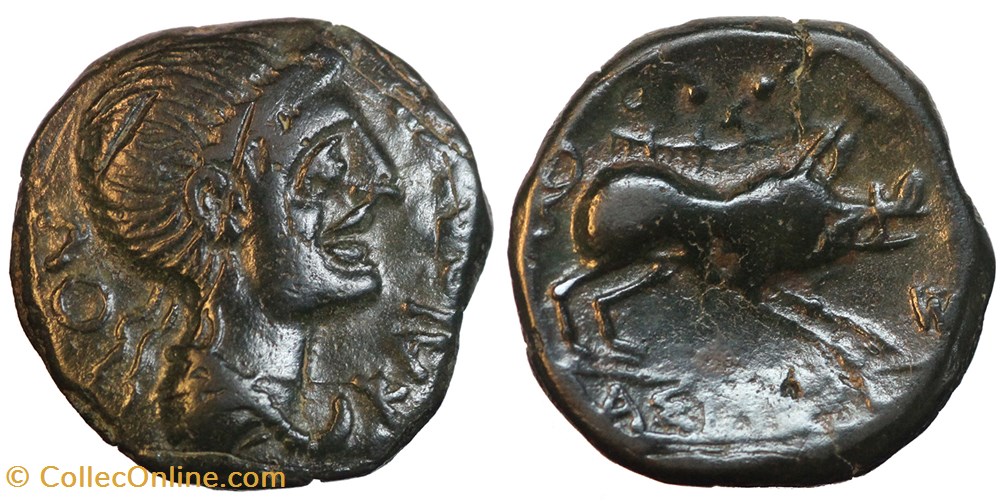 Longostalète au sanglier monnaie antique av jc ap gauloise longostalete au sanglier