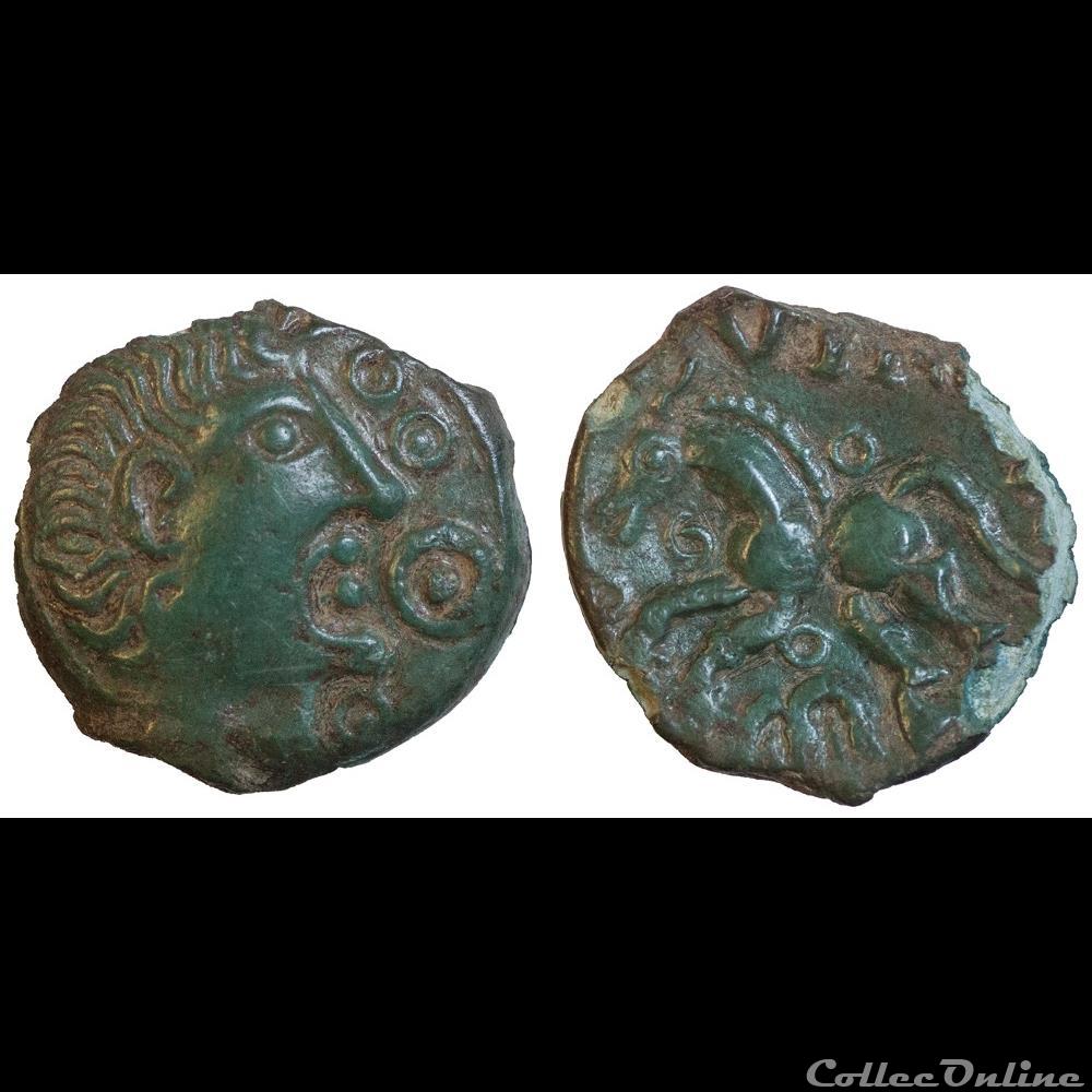 Bronze Castulgis VIRICI monnaie antique gauloise bronze castulgis virici