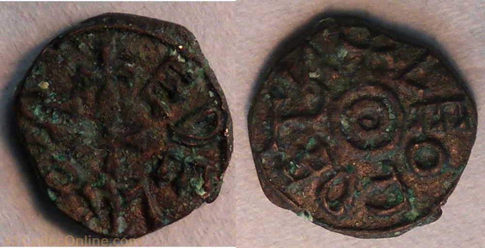 Aethelred II (styca, monétaire Leofdegn) monnaie monde royaume uni aethelred ii styca monetaire leofdegn