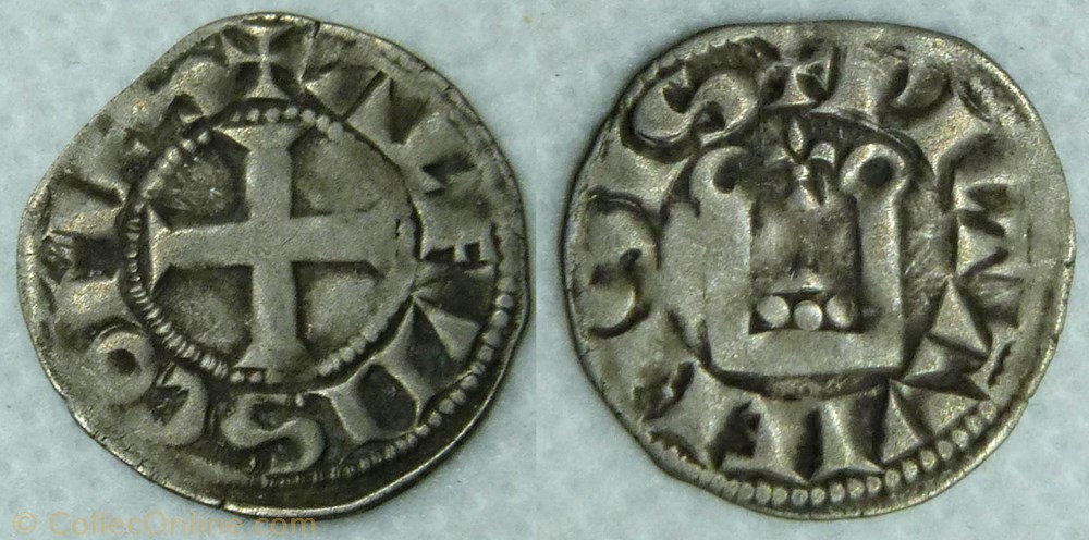 Alphonse de Poitiers (denier, Poitou) monnaie france feodale alphonse de poitiers denier poitou