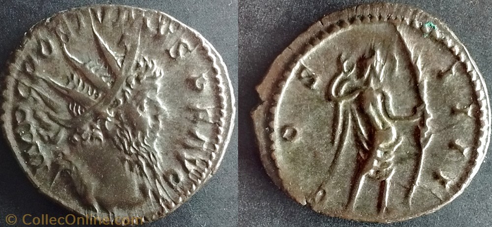monnaie antique av jc ap romaine ric 287 postume antoninien cos iiii