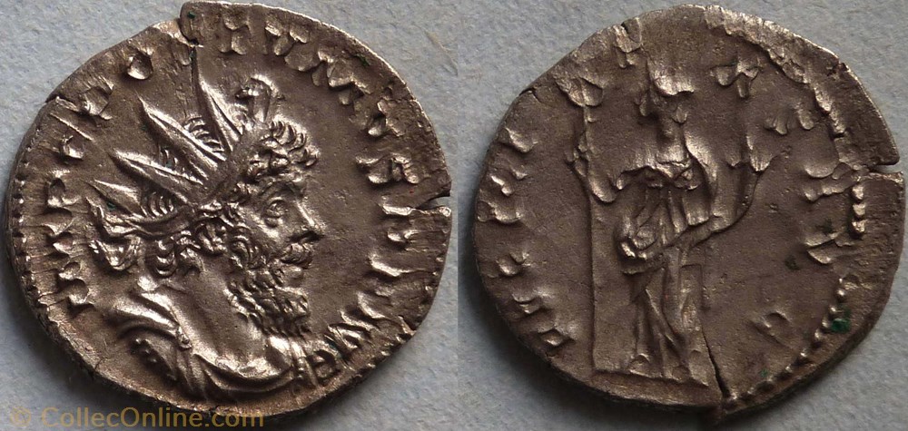 monnaie antique jc ap romaine ric 58 postume antoninien felicitas avg