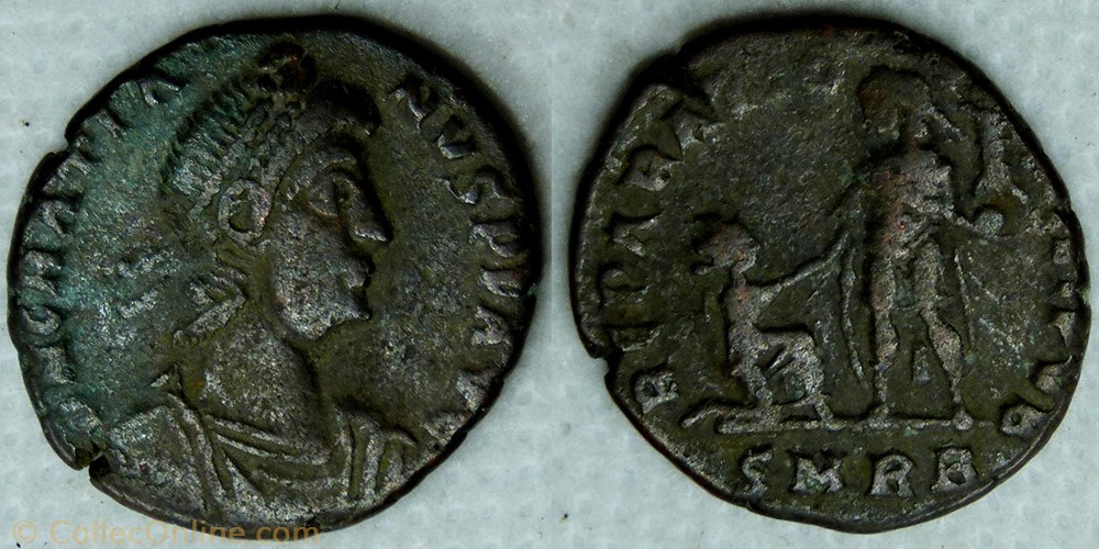 monnaie antique av jc ap romaine ric 43a2 gratien ae2 reparatio reipvb